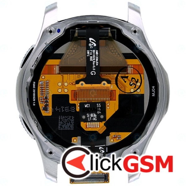 Piesa Piesa Display Original Cu Touchscreen Si Rama Negru Samsung Galaxy Watch 46mm W3y