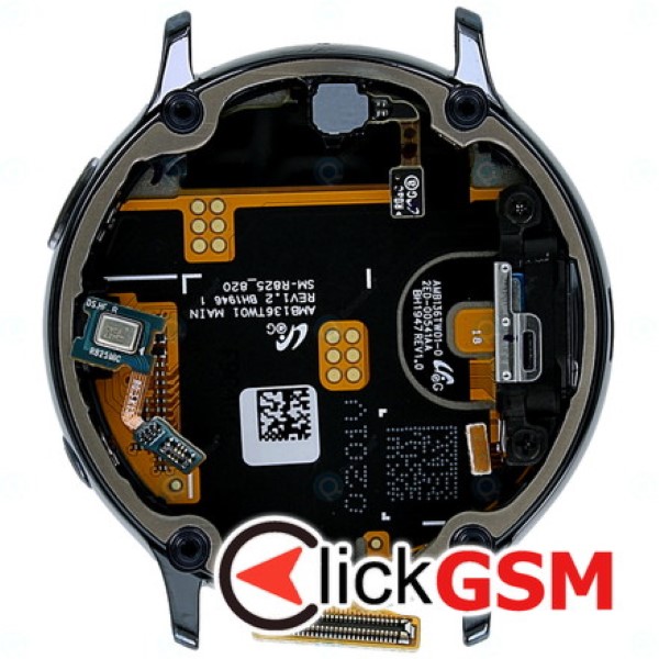 Piesa Piesa Display Original Cu Touchscreen Si Rama Negru Samsung Galaxy Watch Active 2 44mm 19tl