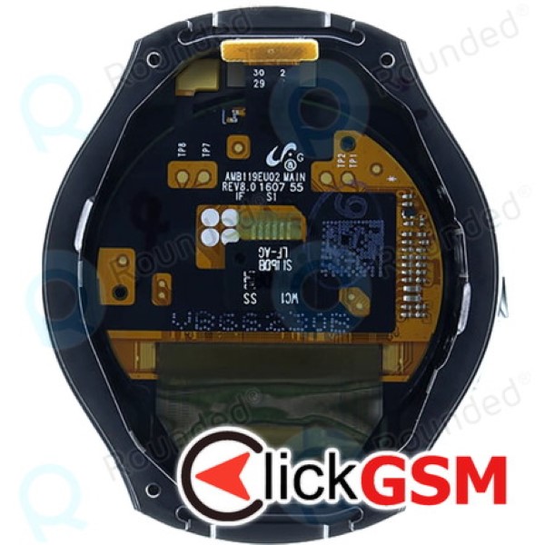 Piesa Piesa Display Original Cu Touchscreen Si Rama Negru Samsung Galaxy Watch S2 W1m