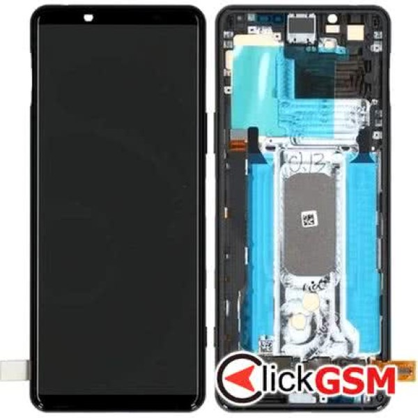 Piesa Display Original Cu Touchscreen Si Rama Negru Sony Xperia 5 Ii 2g5h