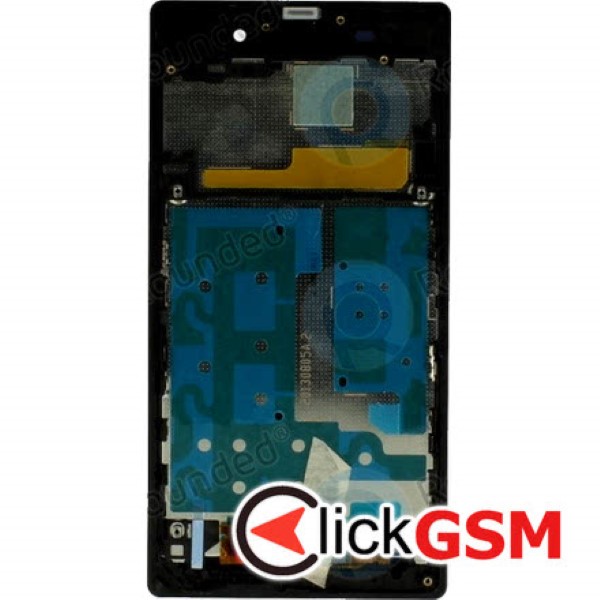 Piesa Piesa Display Original Cu Touchscreen Si Rama Negru Sony Xperia Z1 15t1