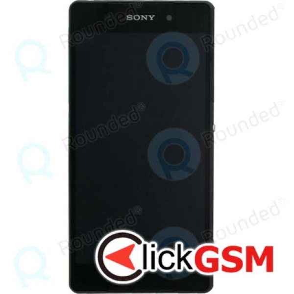 Piesa Display Original Cu Touchscreen Si Rama Negru Sony Xperia Z2 15uh