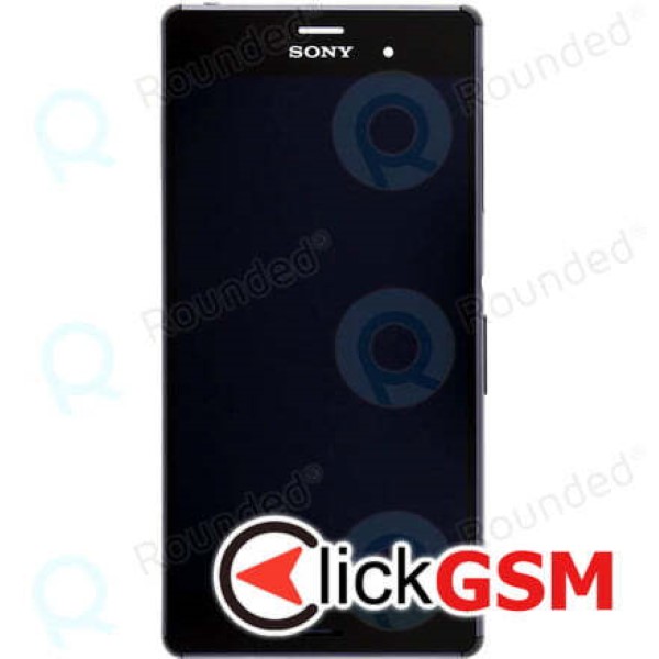 Piesa Piesa Display Original Cu Touchscreen Si Rama Negru Sony Xperia Z3 Z7f