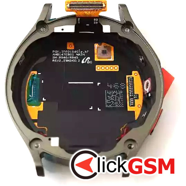 Piesa Piesa Display Original Cu Touchscreen Si Rama Negru Verde Samsung Galaxy Watch 7 44mm T22