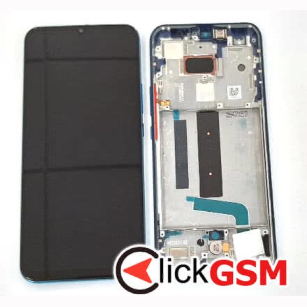 Piesa Piesa Display Original Cu Touchscreen Si Rama Negru Verde Xiaomi Mi 10 Lite 5g 37o1