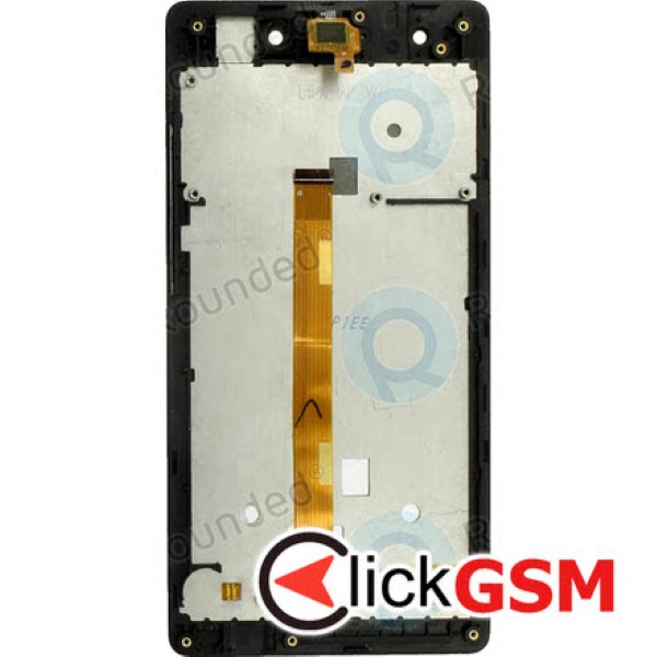 Piesa Piesa Display Original Cu Touchscreen Si Rama Negru Wiko Pulp 1bm1