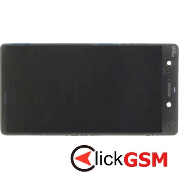 Piesa Piesa Display Original Cu Touchscreen Si Rama Negru Wiko Pulp 1bm2