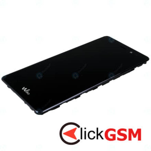 Piesa Display Original Cu Touchscreen Si Rama Negru Wiko Tommy 1bp4