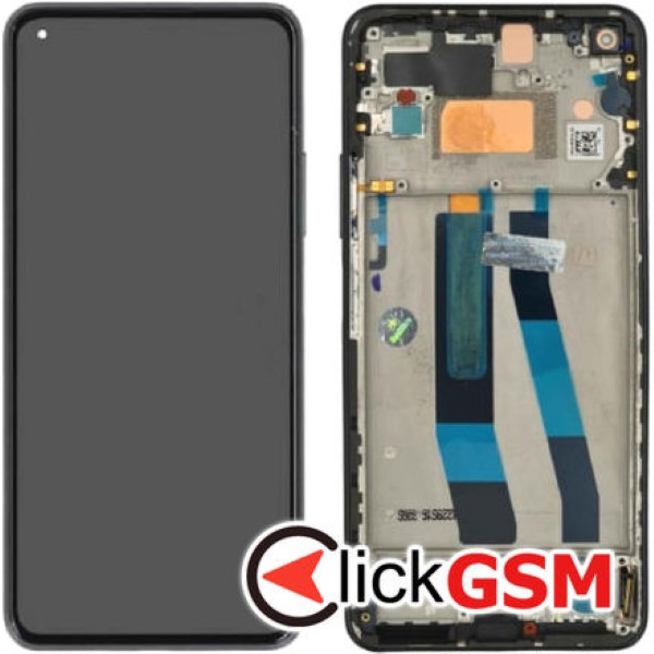 Piesa Piesa Display Original Cu Touchscreen Si Rama Negru Xiaomi 11 Lite 5g Ne 3e25