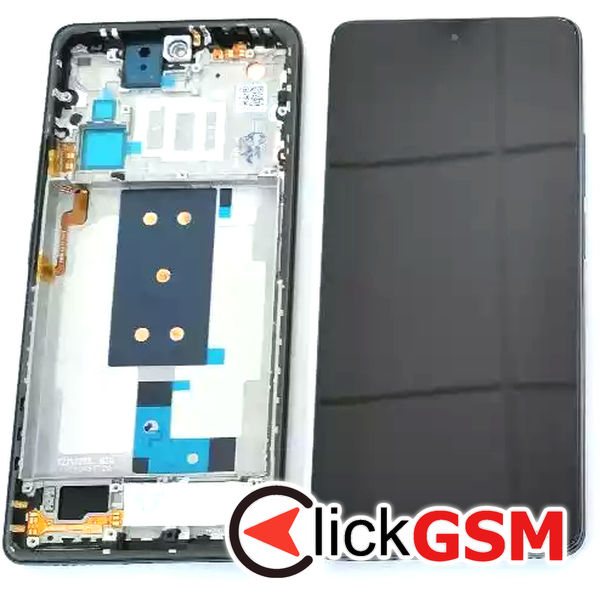 Piesa Piesa Display Original Cu Touchscreen Si Rama Negru Xiaomi 11t 37f1