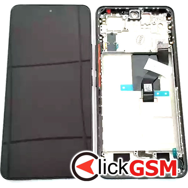 Piesa Display Original Cu Touchscreen Si Rama Negru Xiaomi 12 Lite 380s