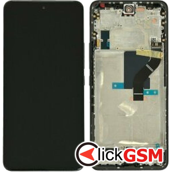 Piesa Piesa Display Original Cu Touchscreen Si Rama Negru Xiaomi 12 Lite M79