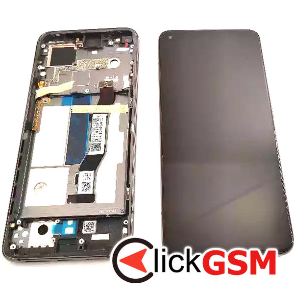 Piesa Display Original Cu Touchscreen Si Rama Negru Xiaomi Mi 10t 37r1