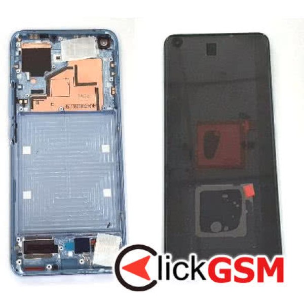 Piesa Piesa Display Original Cu Touchscreen Si Rama Negru Xiaomi Mi 11 37sx