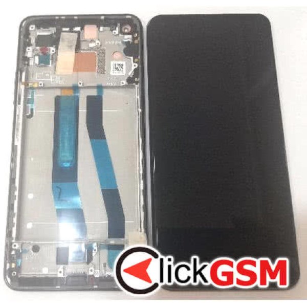 Piesa Piesa Display Original Cu Touchscreen Si Rama Negru Xiaomi Mi 11 Lite 37uf