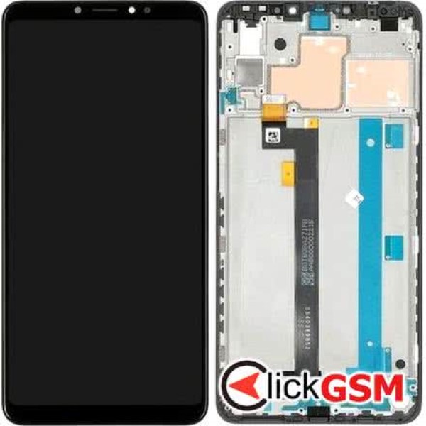 Piesa Display Original Cu Touchscreen Si Rama Negru Xiaomi Mi Max 3 1mc6