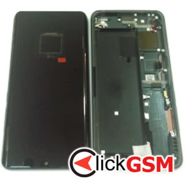 Piesa Piesa Display Original Cu Touchscreen Si Rama Negru Xiaomi Mi Note 10 38rx