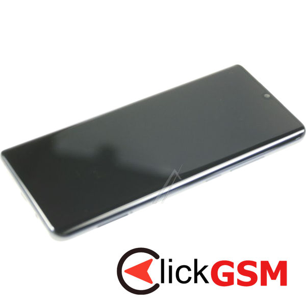 Piesa Piesa Display Original Cu Touchscreen Si Rama Negru Xiaomi Mi Note 10 6xe