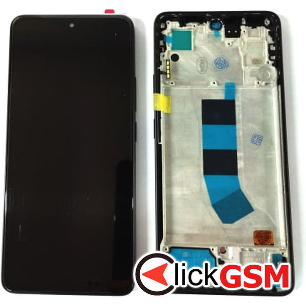 Piesa Piesa Display Original Cu Touchscreen Si Rama Negru Xiaomi Poco F4 2dmv