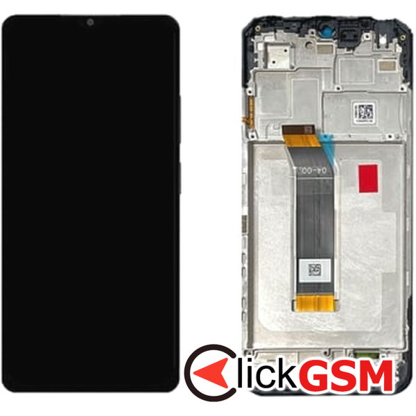 Piesa Piesa Display Original Cu Touchscreen Si Rama Negru Xiaomi Poco M5 2djf