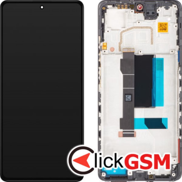 Piesa Display Original Cu Touchscreen Si Rama Negru Xiaomi Poco X5 Pro 5g 3c1w