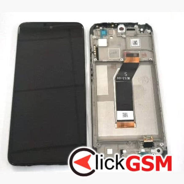 Piesa Piesa Display Original Cu Touchscreen Si Rama Negru Xiaomi Redmi 10 39ca