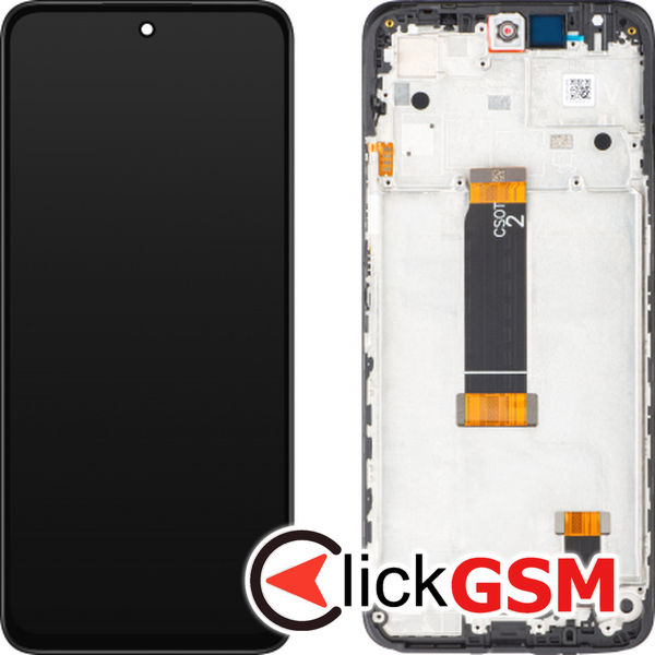 Piesa Piesa Display Original Cu Touchscreen Si Rama Negru Xiaomi Redmi 12 3b05