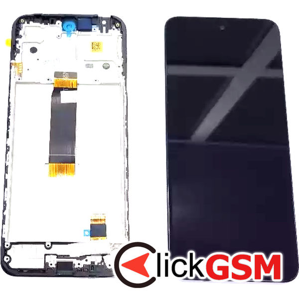 Piesa Piesa Display Original Cu Touchscreen Si Rama Negru Xiaomi Redmi 12 Ggv