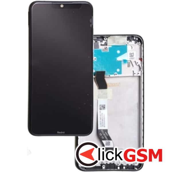 Piesa Piesa Display Original Cu Touchscreen Si Rama Negru Xiaomi Redmi 8 2dga