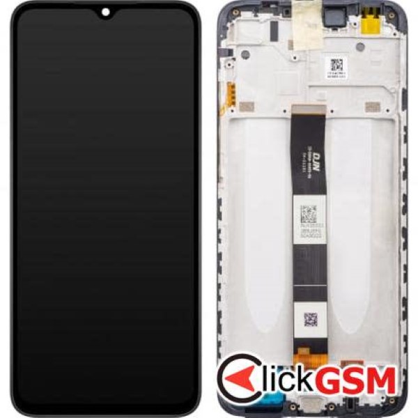 Piesa Display Original Cu Touchscreen Si Rama Negru Xiaomi Redmi 9a 2wjz