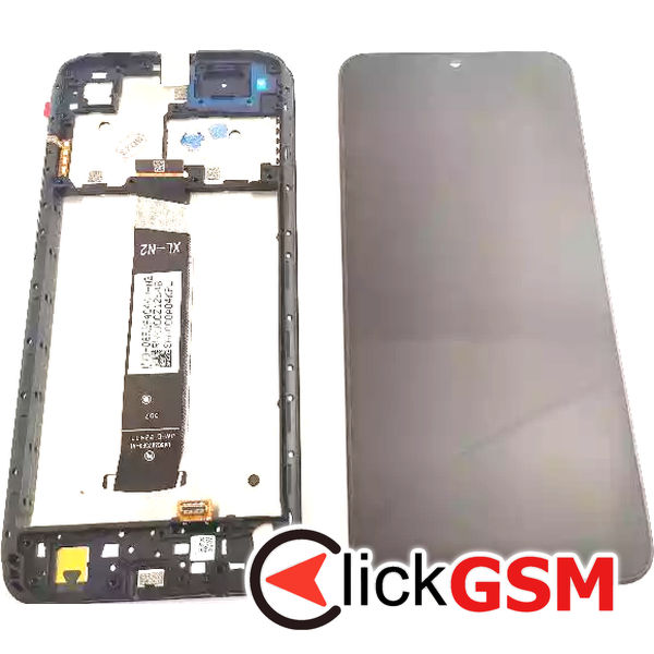 Piesa Piesa Display Original Cu Touchscreen Si Rama Negru Xiaomi Redmi A2 39sv