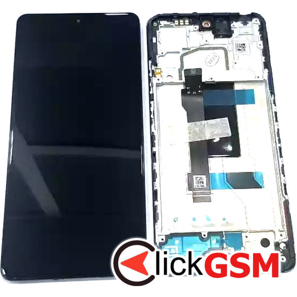 Piesa Piesa Display Original Cu Touchscreen Si Rama Negru Xiaomi Redmi Note 12 5g 3a2n