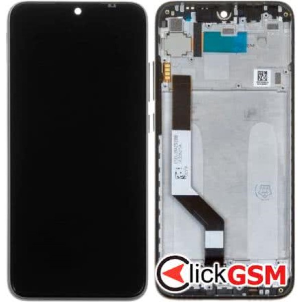 Piesa Display Original Cu Touchscreen Si Rama Negru Xiaomi Redmi Note 7 1feg