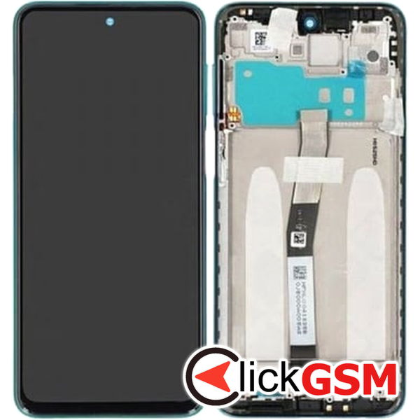 Piesa Display Original Cu Touchscreen Si Rama Negru Xiaomi Redmi Note 9 Pro 28