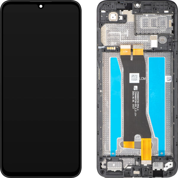 ZTE Blade A35 5G · Display cu Touchscreen ZTE Blade A35, cu Rama, Negru, Service Pack 80800519965