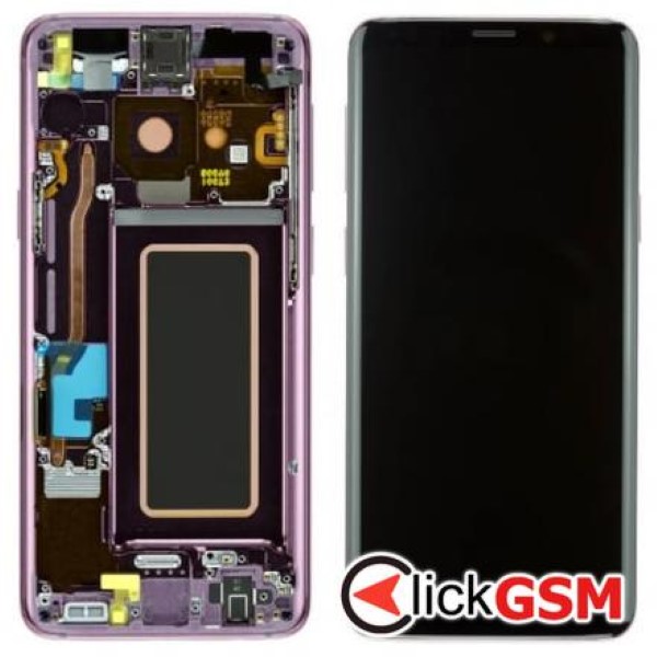 Piesa Piesa Display Original Cu Touchscreen Si Rama Purple Samsung Galaxy S9 2woy