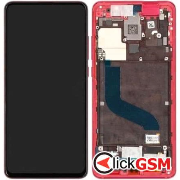 Piesa Display Original Cu Touchscreen Si Rama Red Xiaomi Mi 9t Pro 1fe3