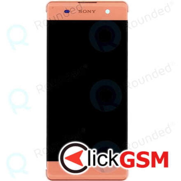 Piesa Display Original Cu Touchscreen Si Rama Rose Sony Xperia Xa Dual Yd5