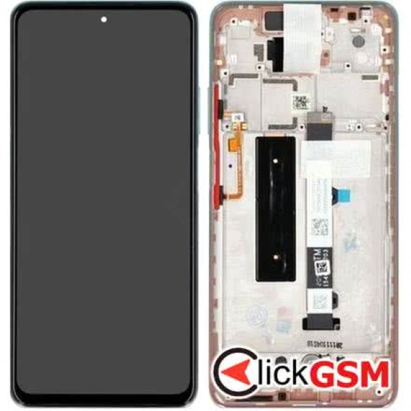 Piesa Display Original Cu Touchscreen Si Rama Rose Xiaomi Mi 10t Lite 1fck