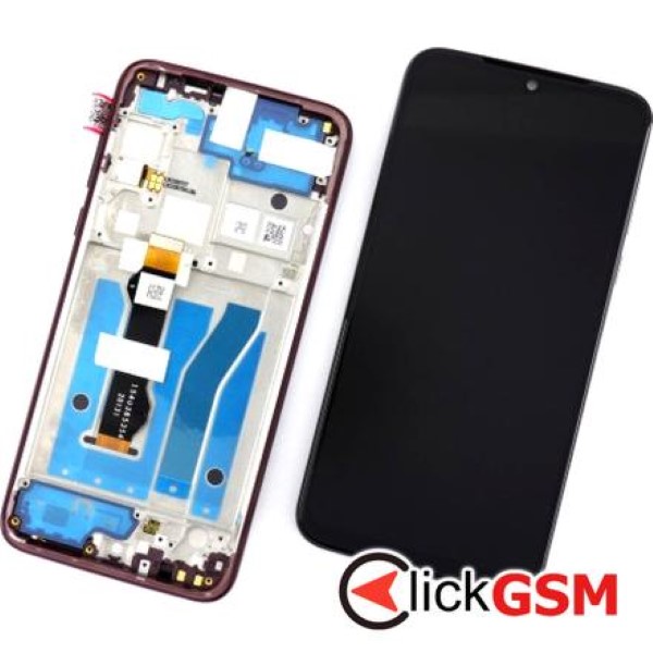 Piesa Piesa Display Original Cu Touchscreen Si Rama Rosu Motorola Moto G8 Plus 3aqr