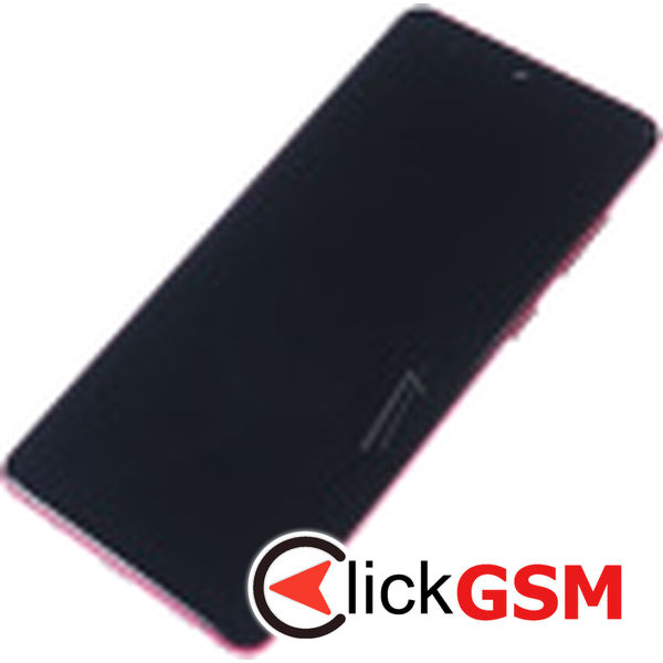 Piesa Piesa Display Original Cu Touchscreen Si Rama Rosu Samsung Galaxy Note10 Lite 1jr1