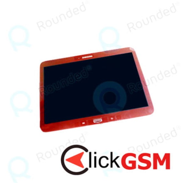 Piesa Piesa Display Original Cu Touchscreen Si Rama Rosu Samsung Galaxy Tab 3 10.1 13zx