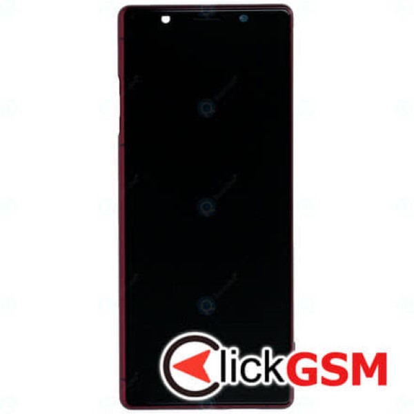 Piesa Piesa Display Original Cu Touchscreen Si Rama Rosu Sony Xperia 5 Q7l