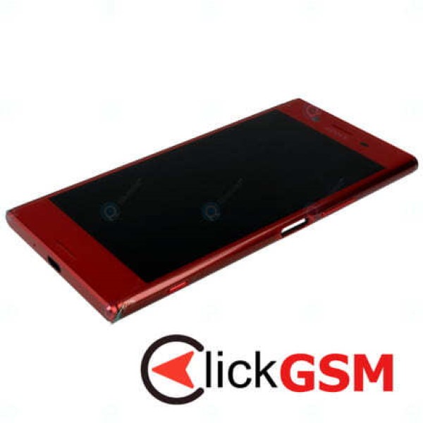 Piesa Piesa Display Original Cu Touchscreen Si Rama Rosu Sony Xperia Xz Premium 12m6