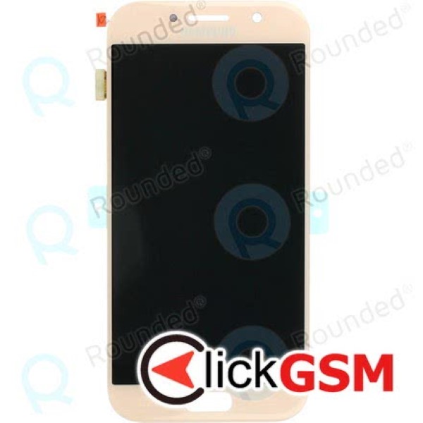 Piesa Piesa Display Original Cu Touchscreen Si Rama Roz Samsung Galaxy A5 2017 N6r