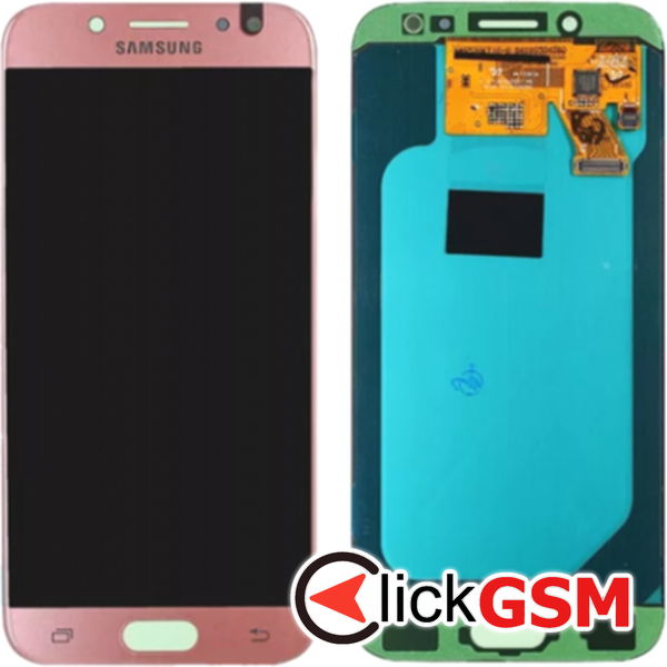 Piesa Display Original Cu Touchscreen Si Rama Roz Samsung Galaxy J5 2017 2djg