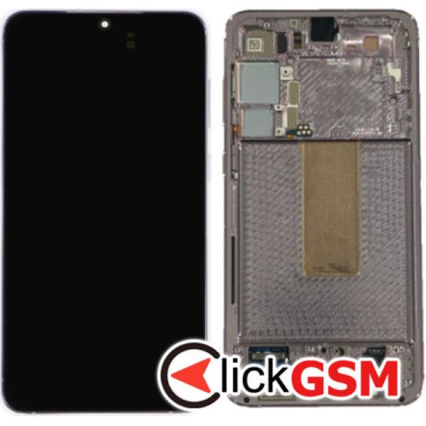 Piesa Display Original Cu Touchscreen Si Rama Roz Samsung Galaxy S23.plus 344a