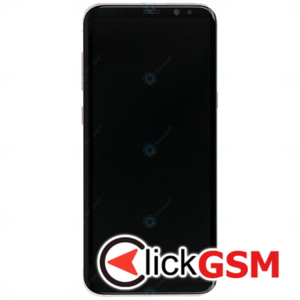 Piesa Piesa Display Original Cu Touchscreen Si Rama Roz Samsung Galaxy S8.plus 131r