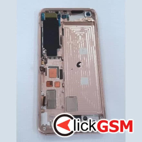 Piesa Display Original Cu Touchscreen Si Rama Roz Xiaomi Mi 10 Pro 37pd