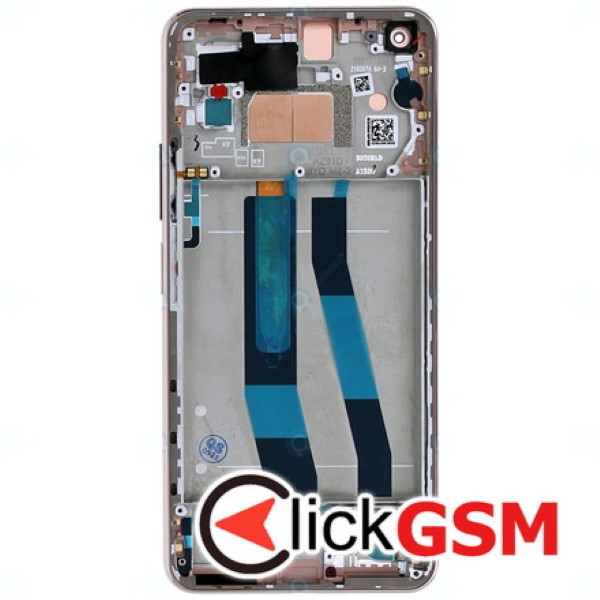 Piesa Display Original Cu Touchscreen Si Rama Roz Xiaomi Mi 11 Lite T6n